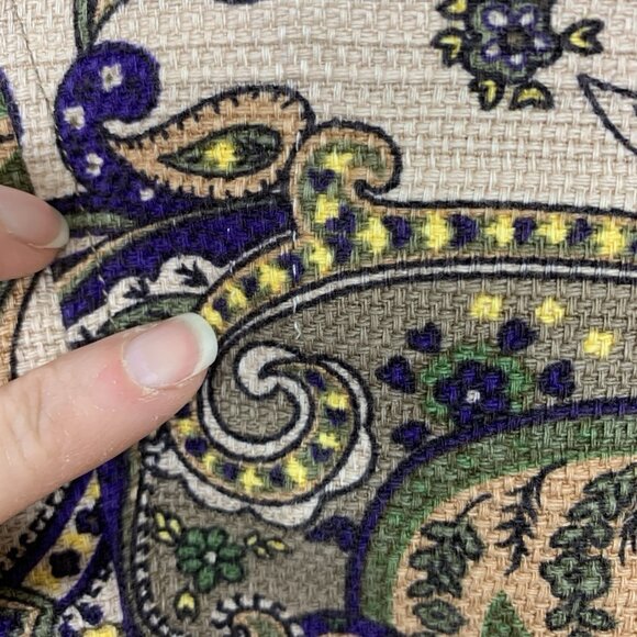 Coldwater Creek Womens S Blazer Coat Jacket Paisley Brown Work Office Topper - Picture 15 of 15